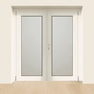 Portoncino d'ingresso a 2 ante in PVC