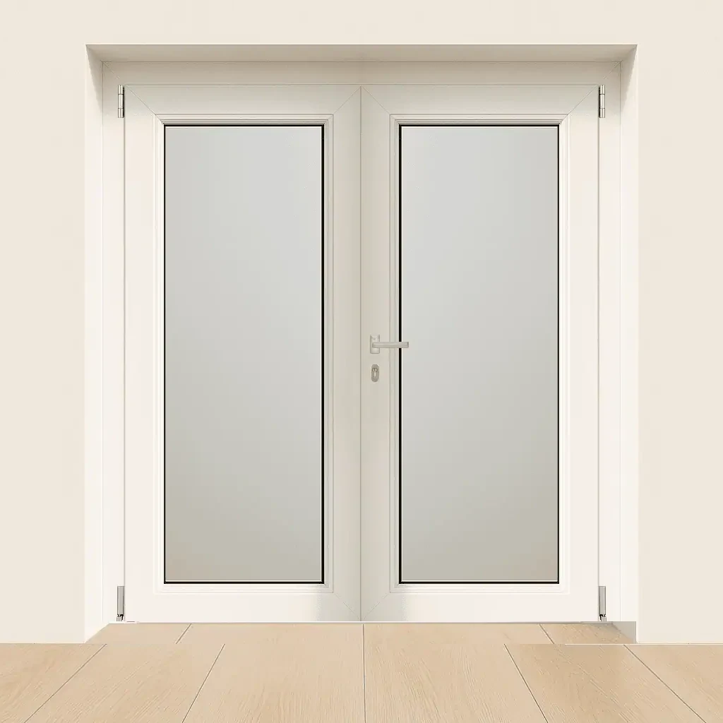 Portoncino d'ingresso a 2 ante in PVC